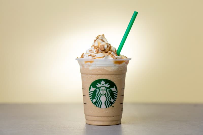 Starbucks Caramel Waffle Cone Frappuccino Blended Beverage