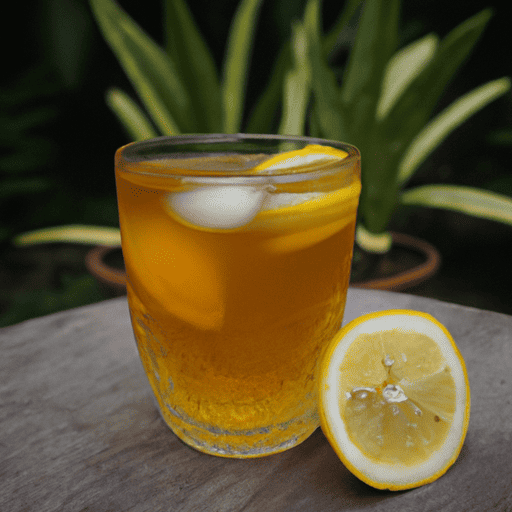 barley tea citrus cooler