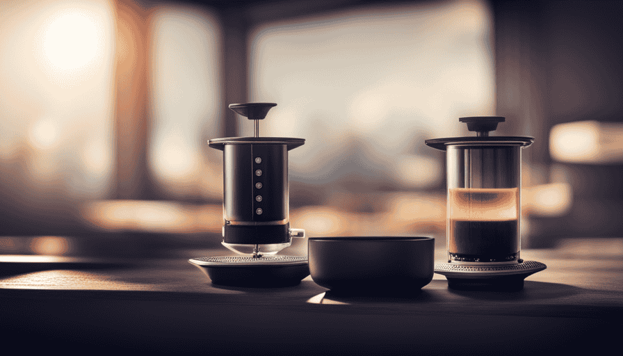 An image showcasing the Aeropress, capturing its versatility as a brewing device