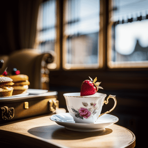 An image showcasing the elegant ambiance of The Bruce Hotel in Stratford, Ontario, where afternoon tea is served