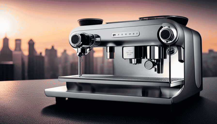 An image showcasing the sleek and compact design of the Rocket Appartamento Espresso Machine