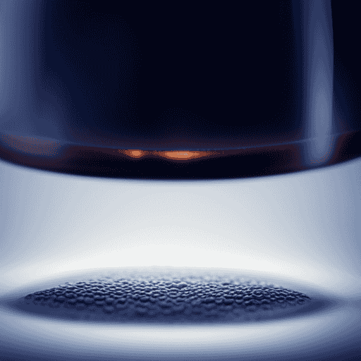 An image depicting a glass filled with effervescent coffee kombucha, showcasing its rich, dark hue