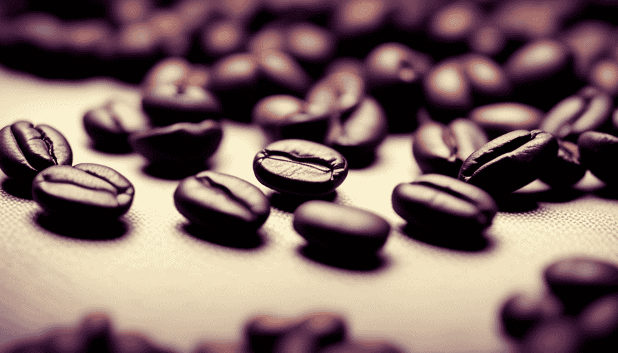 An image showcasing a vibrant array of coffee beans in various shapes, sizes, and colors