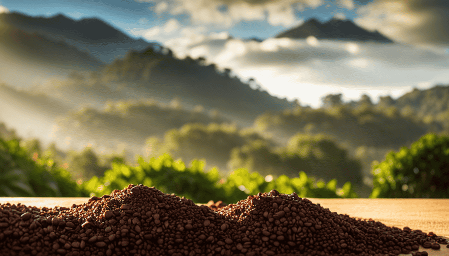 An image capturing the transformation of Honduran coffee from traditional farming methods to the vibrant specialty coffee scene