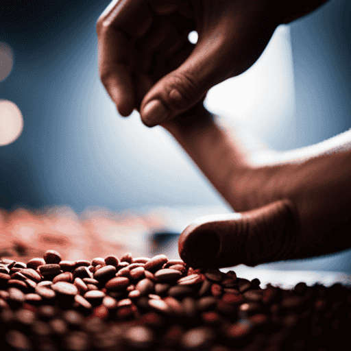 An image capturing the intricate process of raw cacao processing: from hand-picked cacao pods being split open, revealing beans, to fermenting them in wooden boxes, followed by drying them under the sun, and eventually grinding the beans into a rich, dark powder