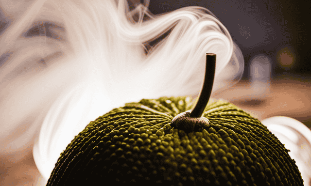 An image showcasing a handcrafted gourd filled with vibrant green yerba mate leaves, surrounded by a traditional bombilla straw, as wisps of steam rise from the hot infusion, capturing the essence of the perfect brewing time