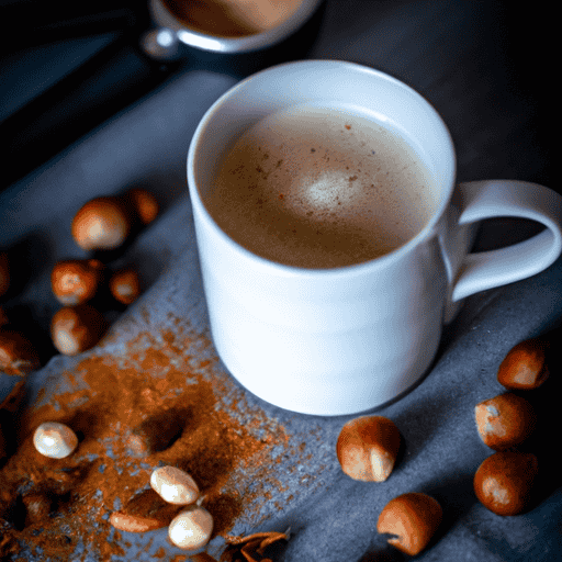 An image capturing the essence of Nutty Delights: A Hazelnut Coffee Recipe For Health And Happiness
