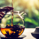 An image showcasing the art of brewing Oolong tea