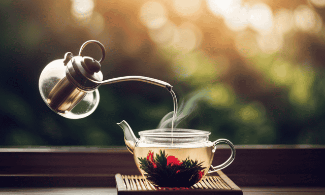 An image capturing the serene art of making Oolong tea