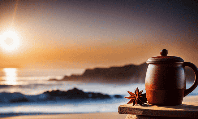 An image showcasing the vibrant Pacific Coast Selections Rooibos Chai