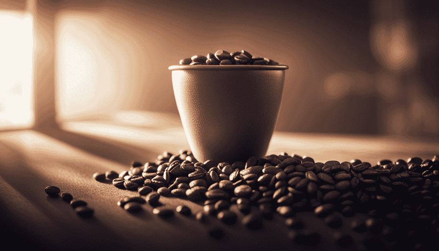 An image showcasing a steaming cup of Peet's Coffee, brimming with rich, aromatic flavors