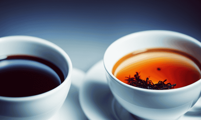 An image showcasing two vibrant teacups side by side