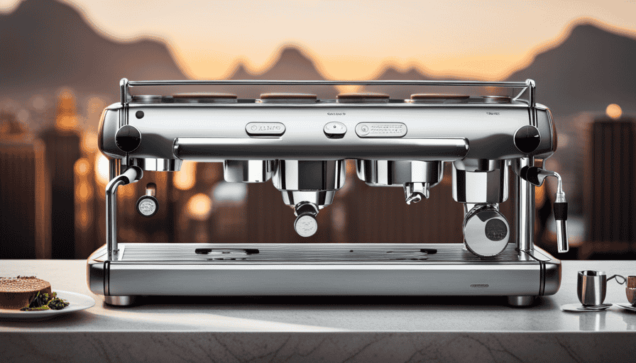 An image showcasing the sleek and modern design of the Sage Bambino Plus espresso machine