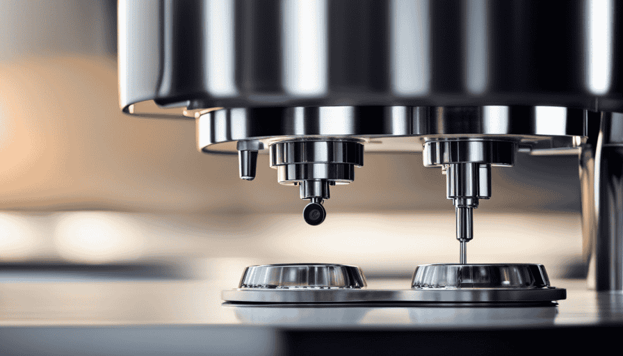 An image showcasing the Rocket R58 Espresso Machine, capturing its sleek and stylish design