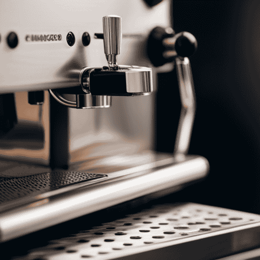 An image showcasing the sleek and polished stainless steel exterior of the La Marzocco Linea Mini, highlighting its signature dual boilers, PID temperature control, and iconic paddle switches for a truly prosumer espresso experience