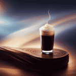 An image showcasing a tall glass filled with creamy, velvety, and perfectly cascading Starbucks Nitro Cold Brew