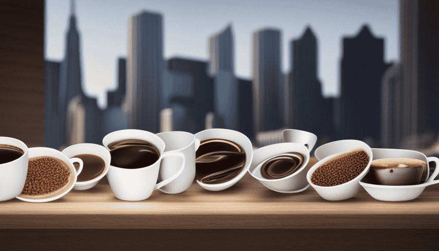 An image showcasing a variety of coffee mugs