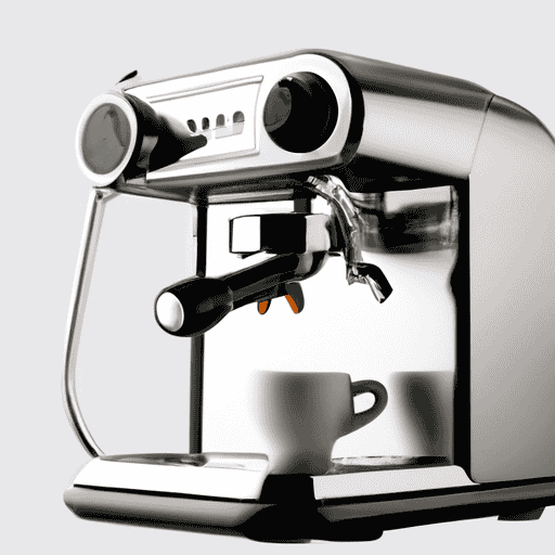 An image showcasing a sleek, stainless steel espresso machine with intricate internal components, emitting a rich, aromatic stream of coffee, highlighting the exceptional quality and precision engineering of top ECM espresso machines