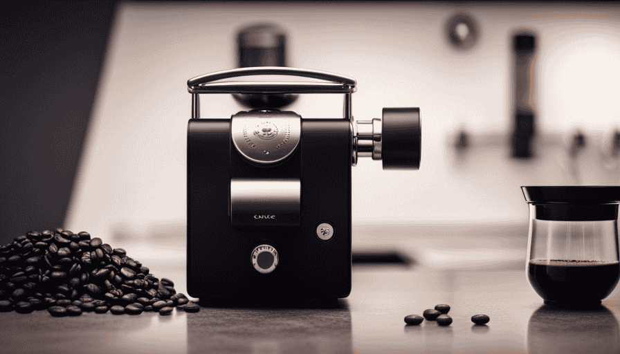 An image showcasing the Vssl Java: A sleek, compact coffee grinder