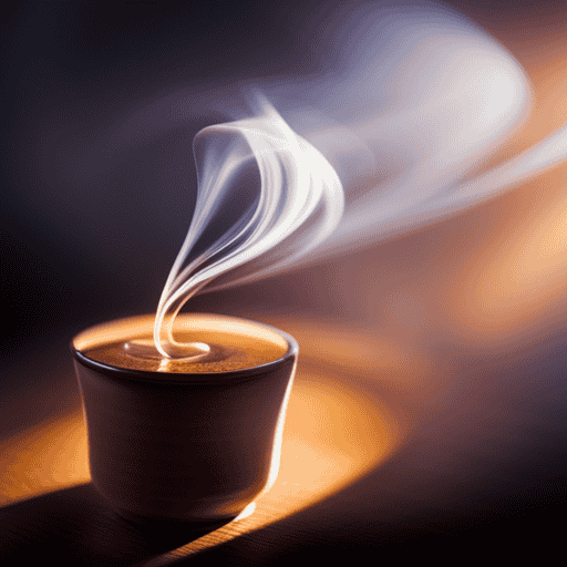 An image that captures the essence of a steaming cup of Kava Tea Yogi Tea