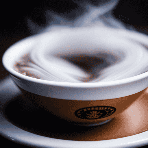 An image showcasing a steaming cup of rich, aromatic chicory coffee