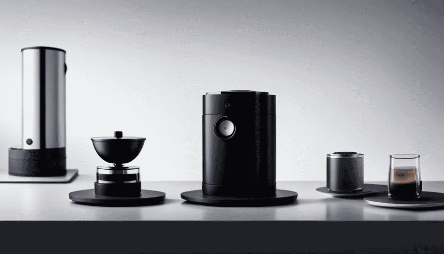 An image showcasing the Wilfa Uniform Coffee Grinder, a testament to collaboration, minimalist design, and exceptional quality