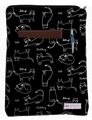 Shelftify Black Cats Book Sleeve