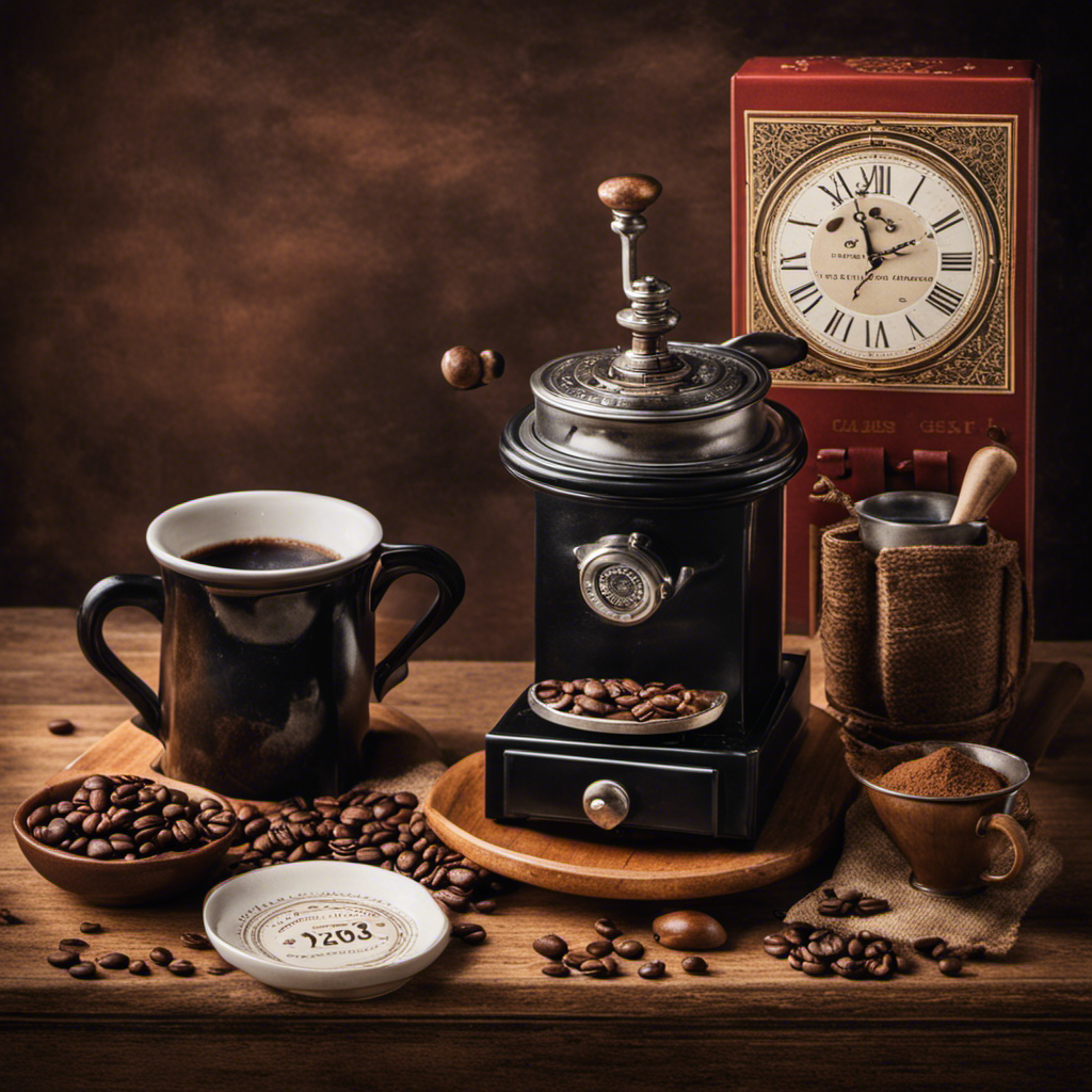 An image showcasing a cup of steaming coffee with a rich, dark hue