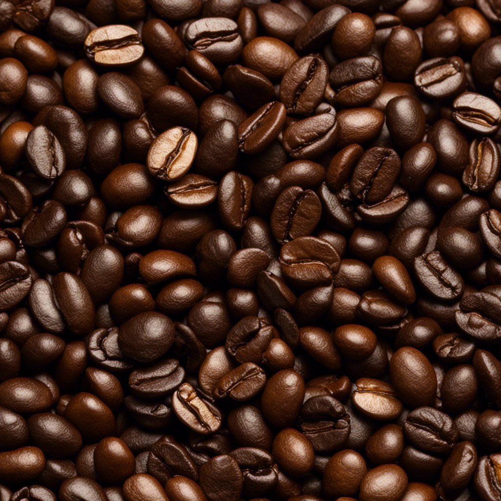 An image of a coffee bean transforming from its natural green color to a rich, dark brown during the roasting process