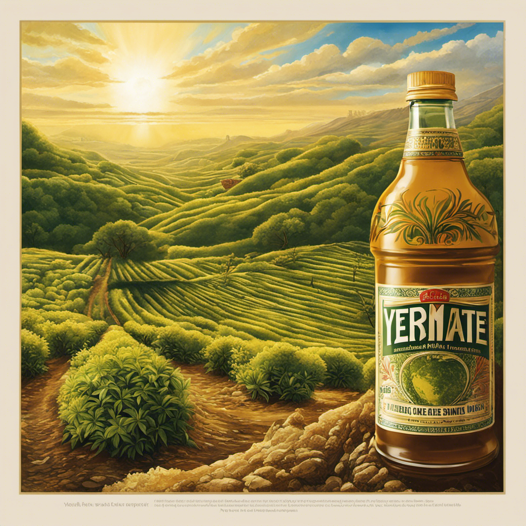 An image that showcases a bottle of yerba mate left in a hot, sun-drenched environment for an extended period