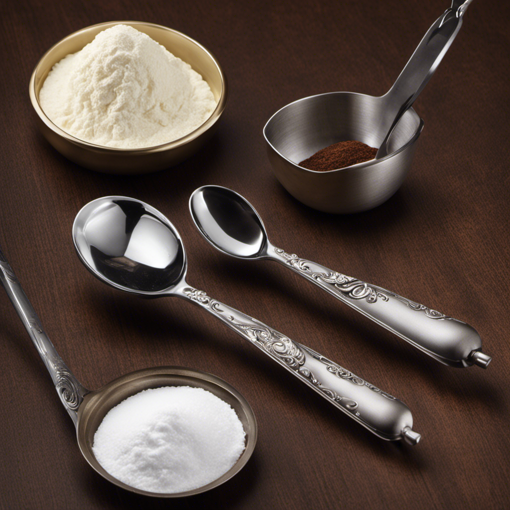 An image showcasing two measuring spoons