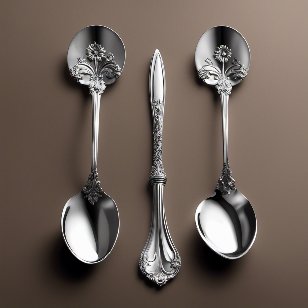 An image showcasing three identical teaspoons, with one filled to the brim and the other two partially filled, visually representing the concept of 1/3 in teaspoons