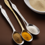 An image depicting a precise measurement of 1/8 tablespoon and 1 1/2 teaspoons combined