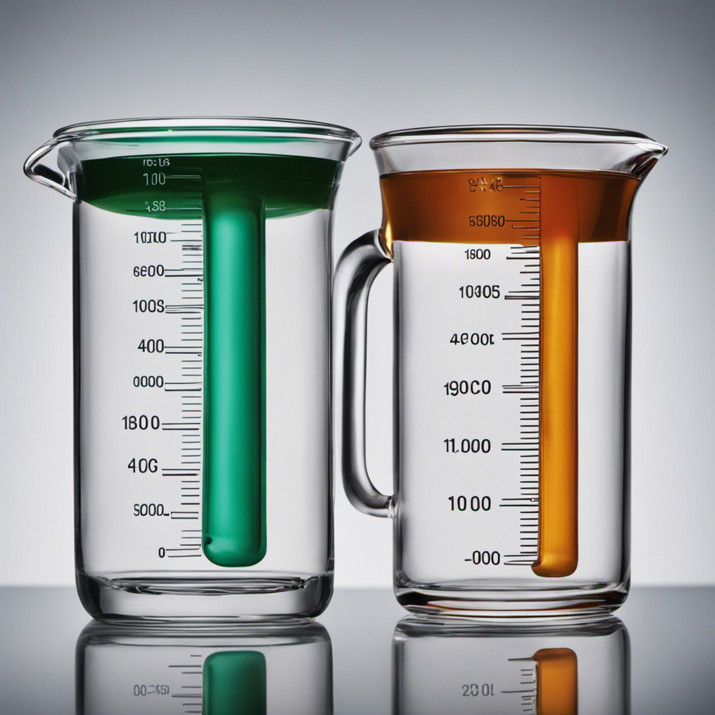 An image showcasing two glass measuring cups side by side