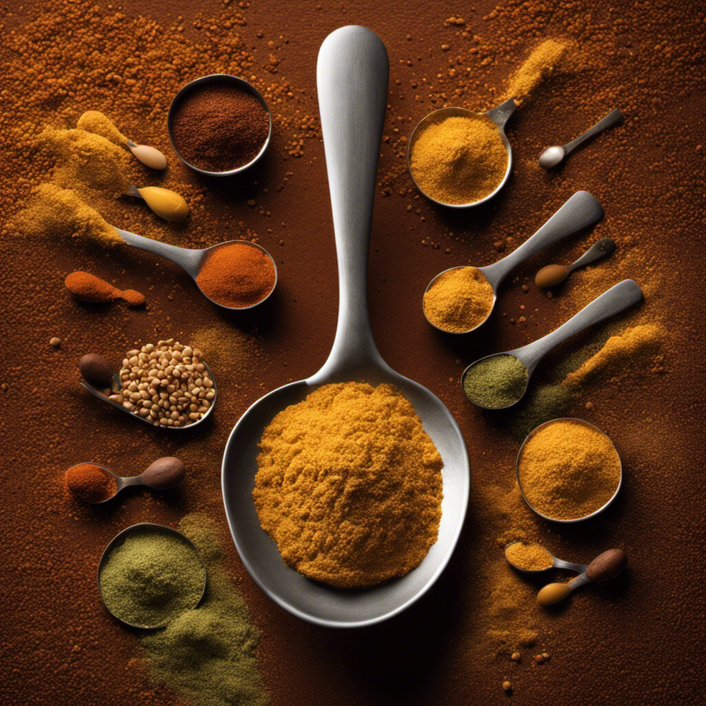 An image featuring a measuring spoon filled exactly with 2/3 teaspoons of an ingredient