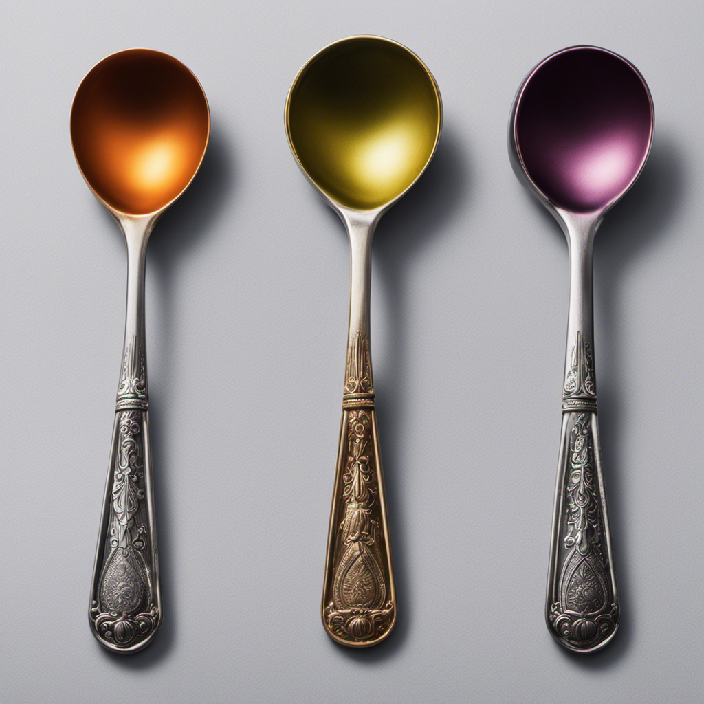 An image depicting two measuring spoons, one filled with 2 teaspoons and the other divided into three equal parts to visually represent "How Much Is 2 Teaspoons Divided by 3" for a blog post