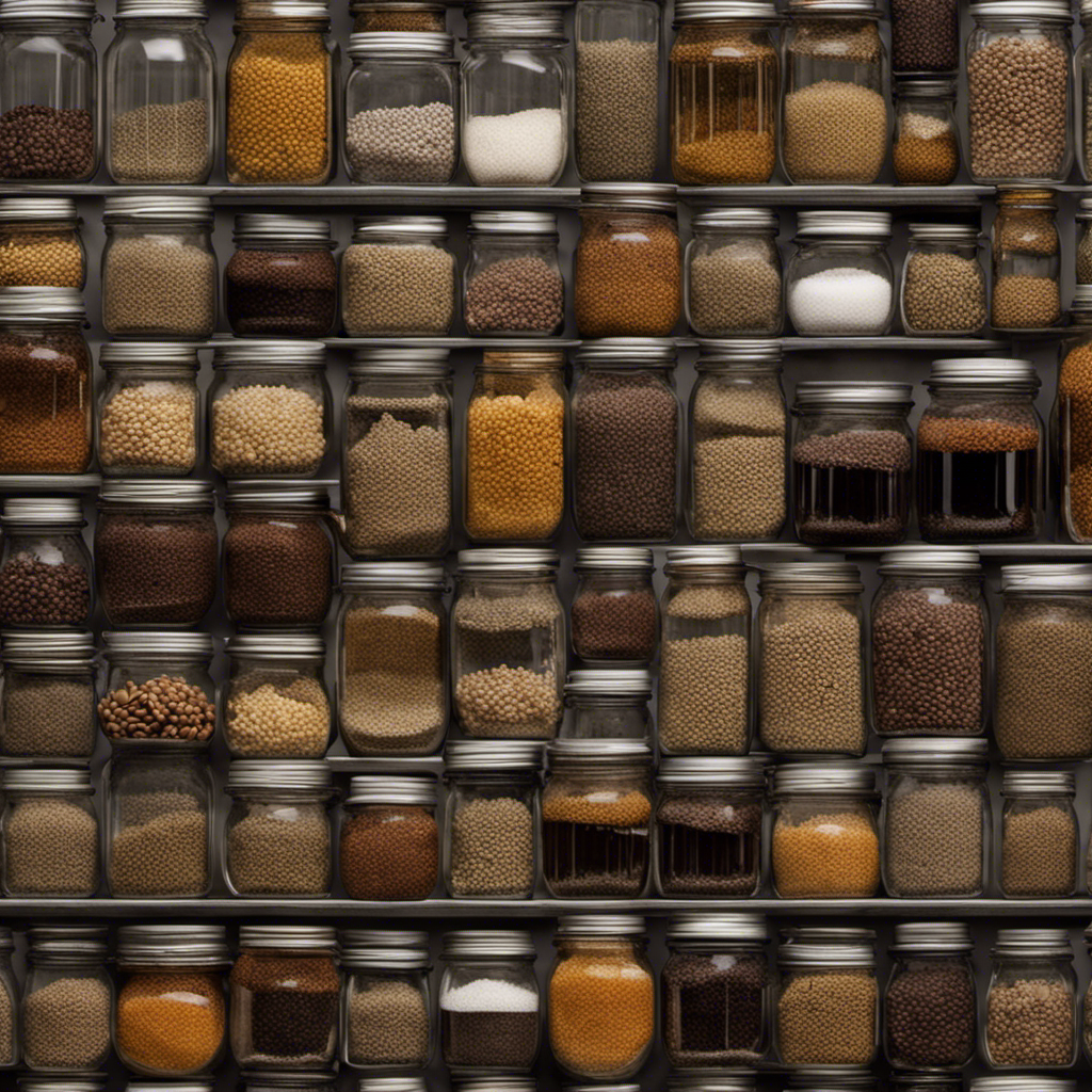 An image depicting a clear glass pint jar filled with 200 neatly arranged, identical teaspoons, highlighting the precise measure while showcasing the conversion of teaspoons to a pint