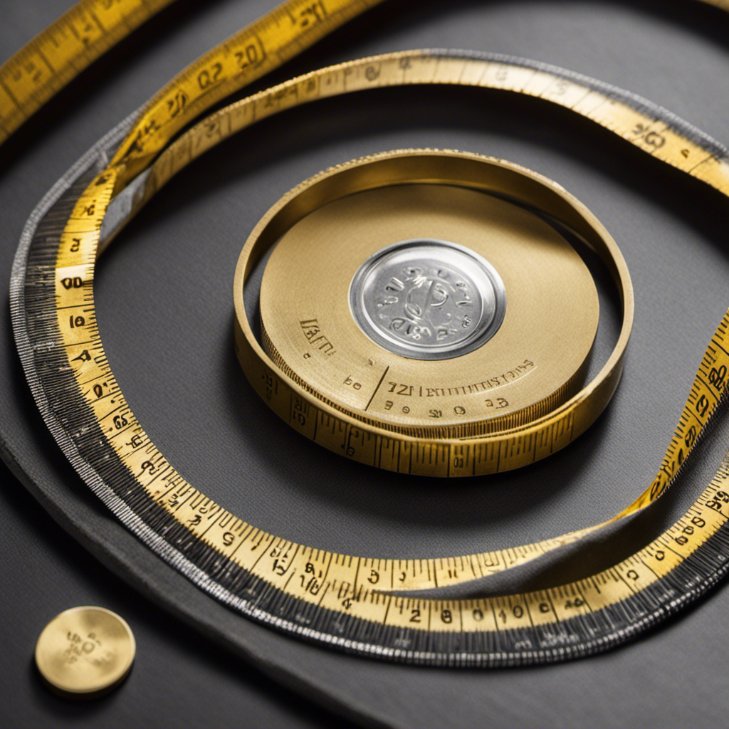 An image showcasing a measuring tape with a clear, close-up view of 30 millimeters marked on it