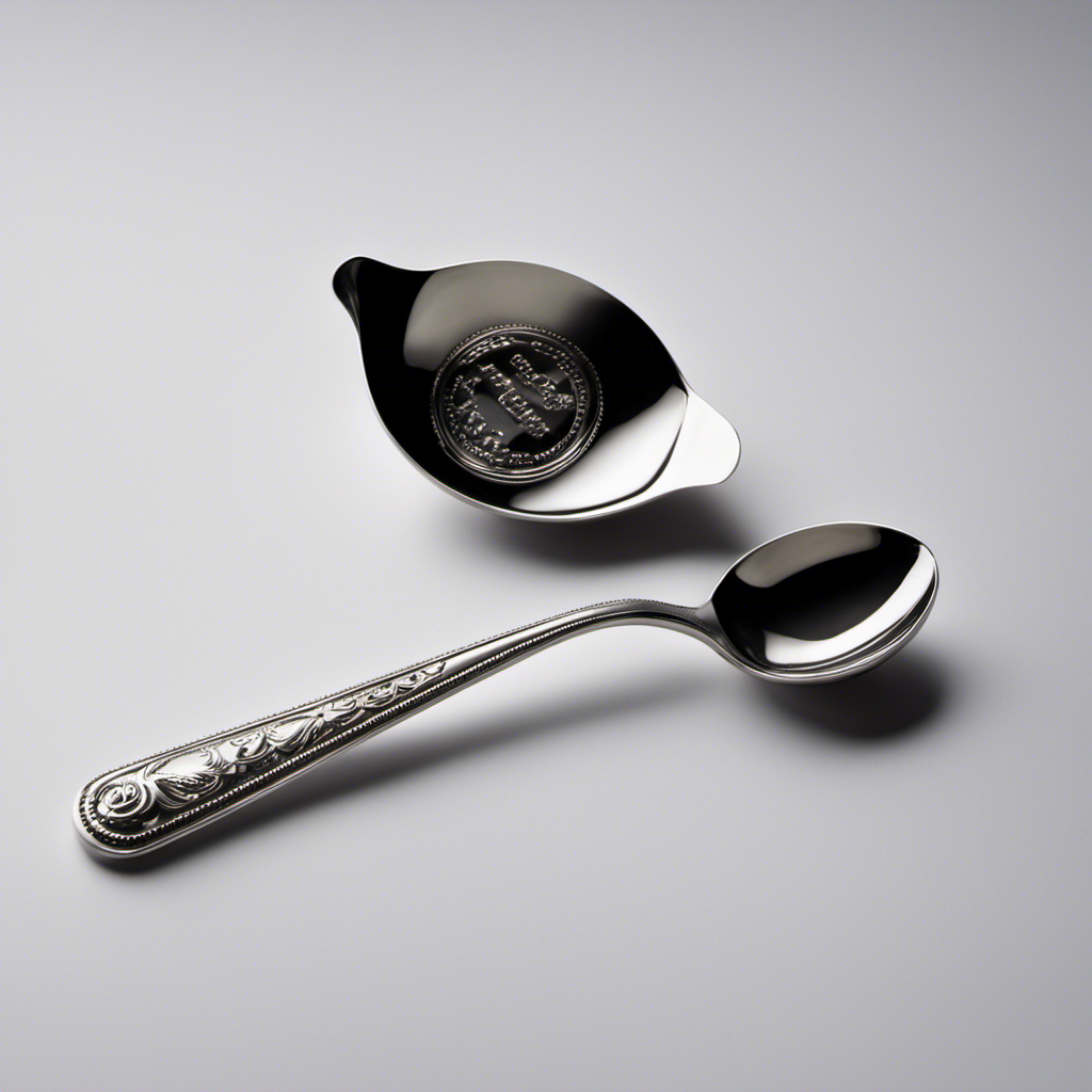 An image showing a measuring spoon filled exactly to the 4 1/8 teaspoon mark