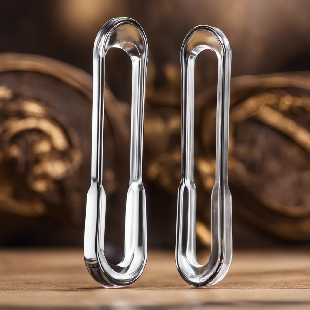 An image showcasing two identical, transparent measuring spoons side by side
