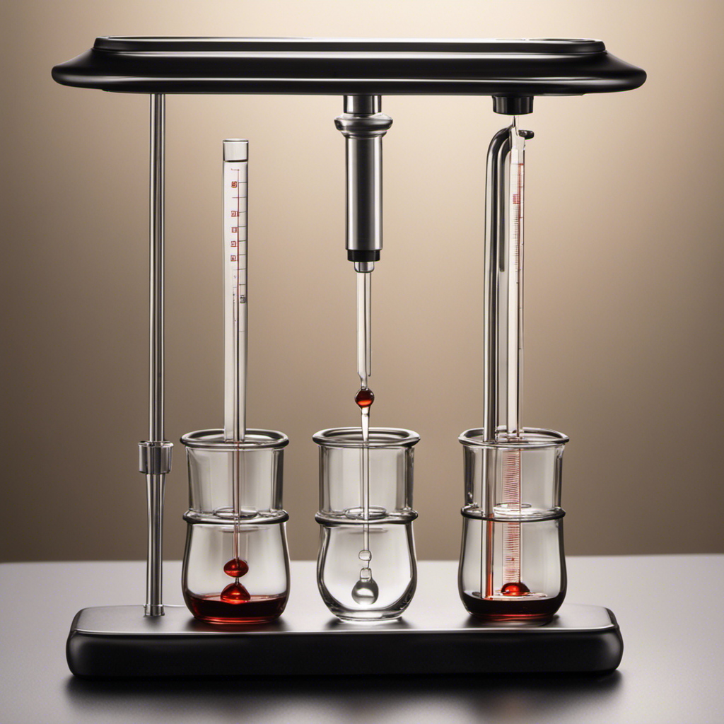 An image showcasing a graduated medicine dropper filled with 4 milliliters of liquid, pouring into a teaspoon