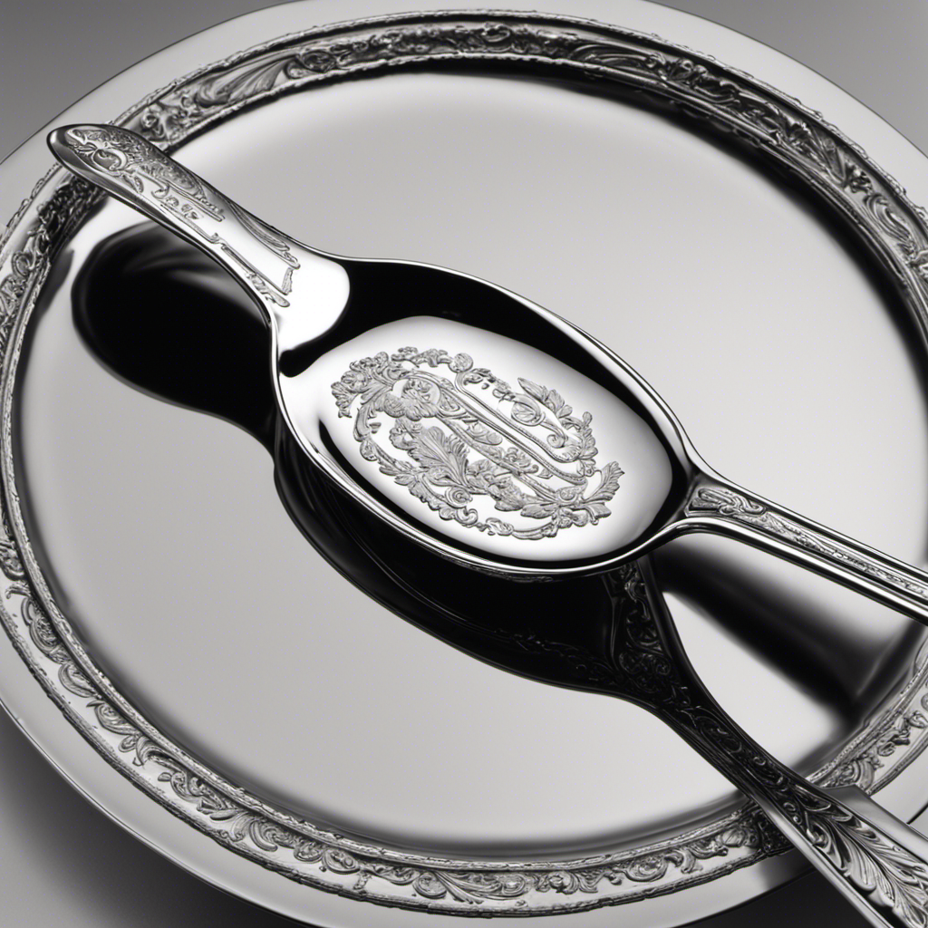 An image showcasing a measuring spoon filled with 5