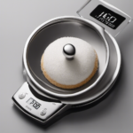 An image showcasing a precise measurement conversion: 50 grams to teaspoons