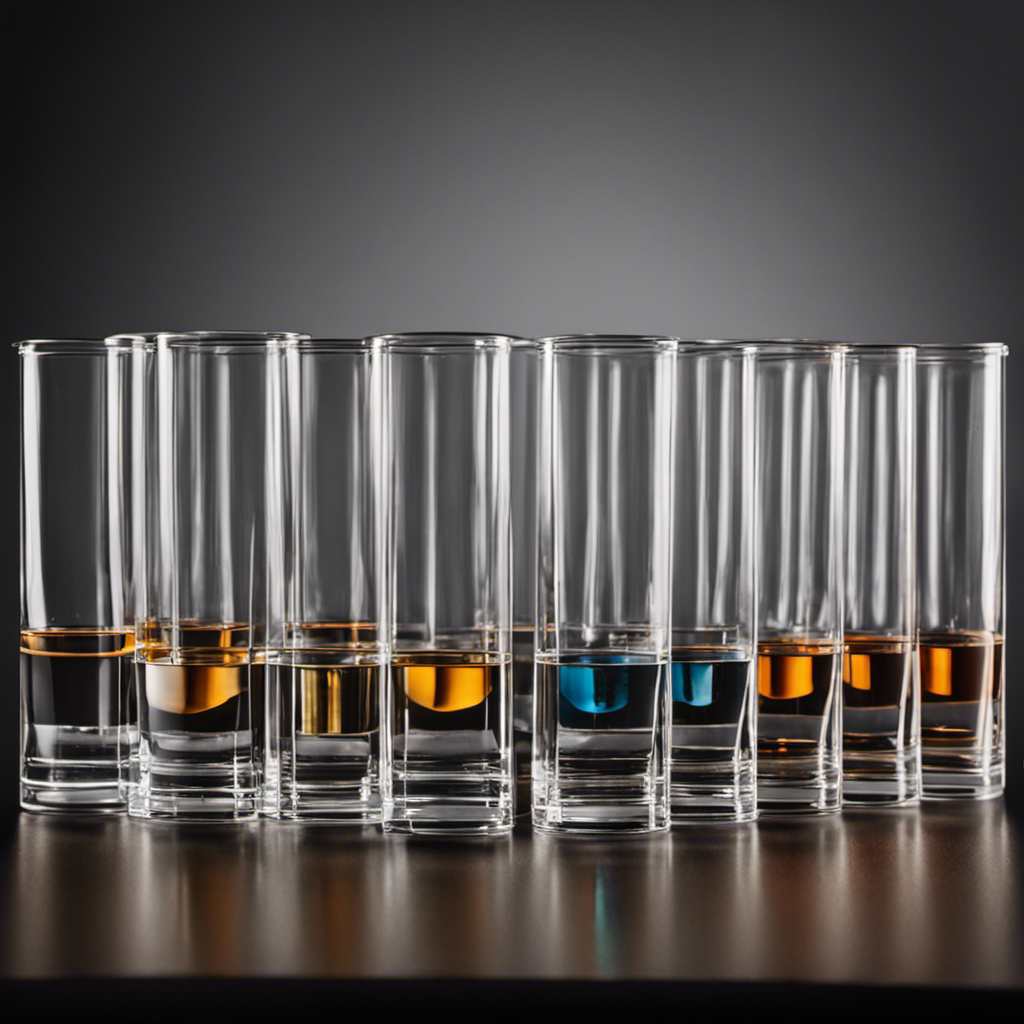 An image showcasing a clear glass beaker filled with precisely measured 60ml of liquid