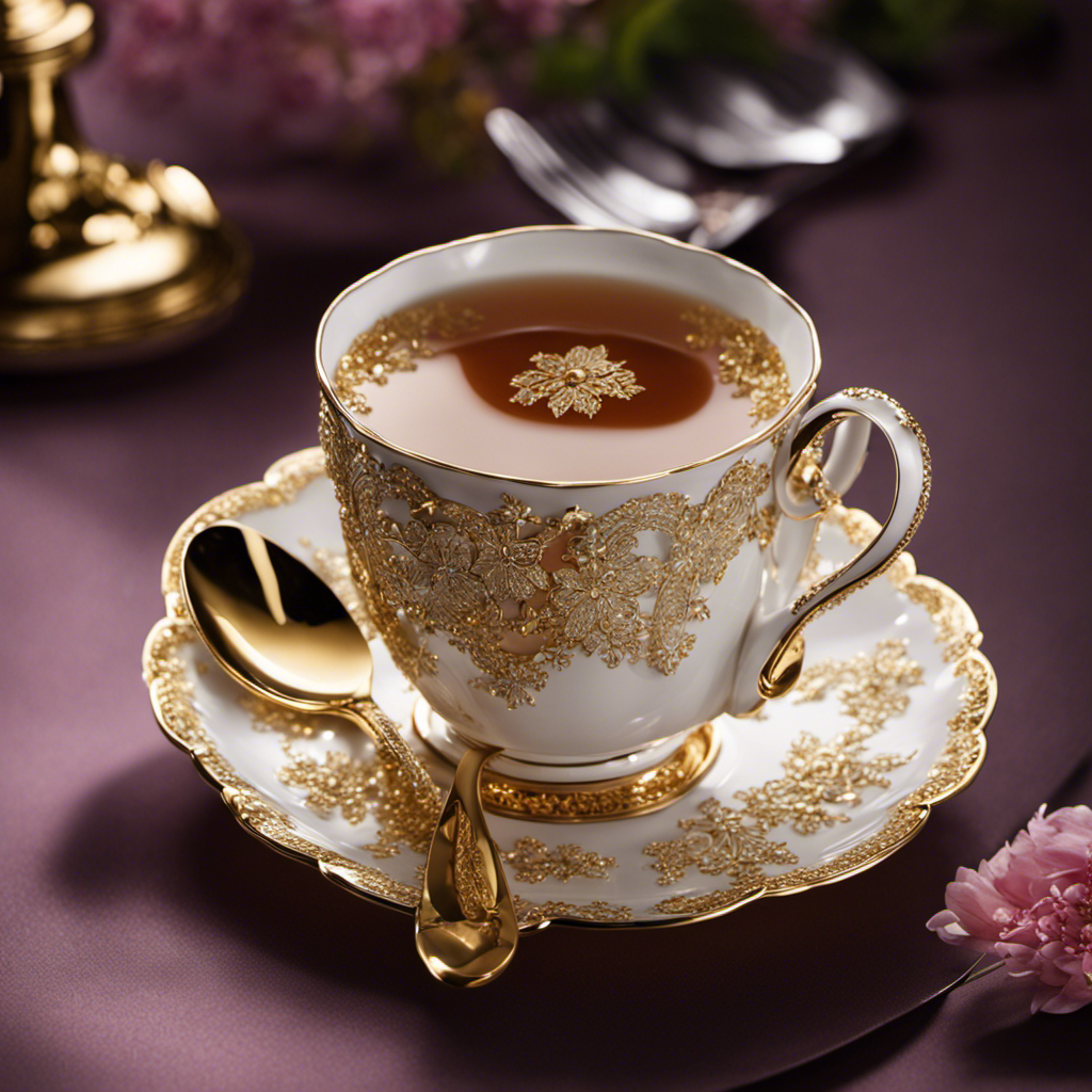 An image featuring a delicate teacup filled with precisely measured