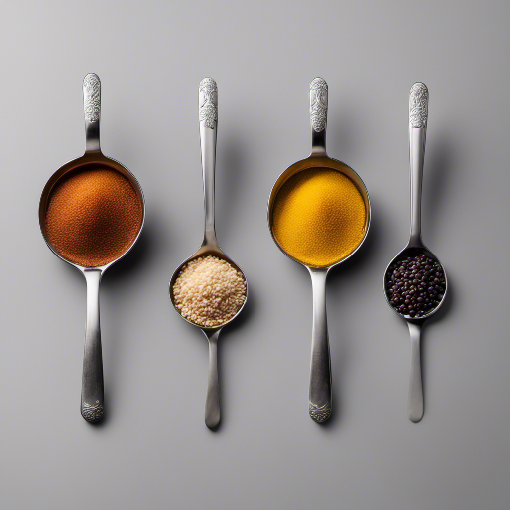 An image showcasing a precise measurement conversion from half a tablespoon to teaspoons