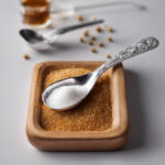 An image that showcases the equivalent of one gram of sugar in teaspoons