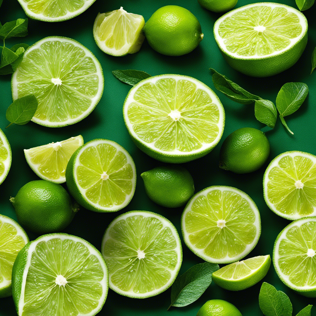 An image featuring a freshly squeezed lime with a measuring spoon containing precisely 2 teaspoons of vibrant lime zest