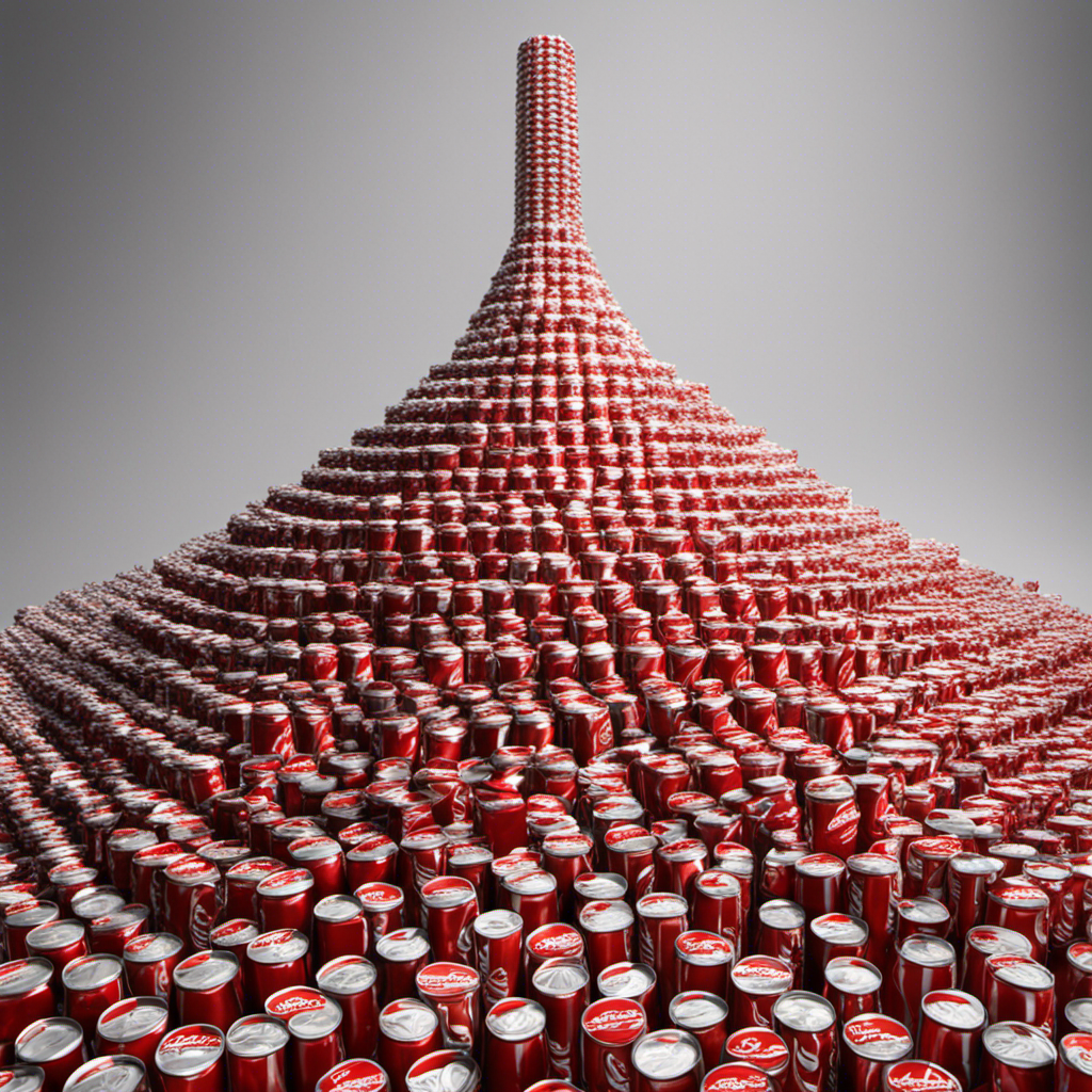 An image showcasing the shocking amount of sugar in a can of Coke
