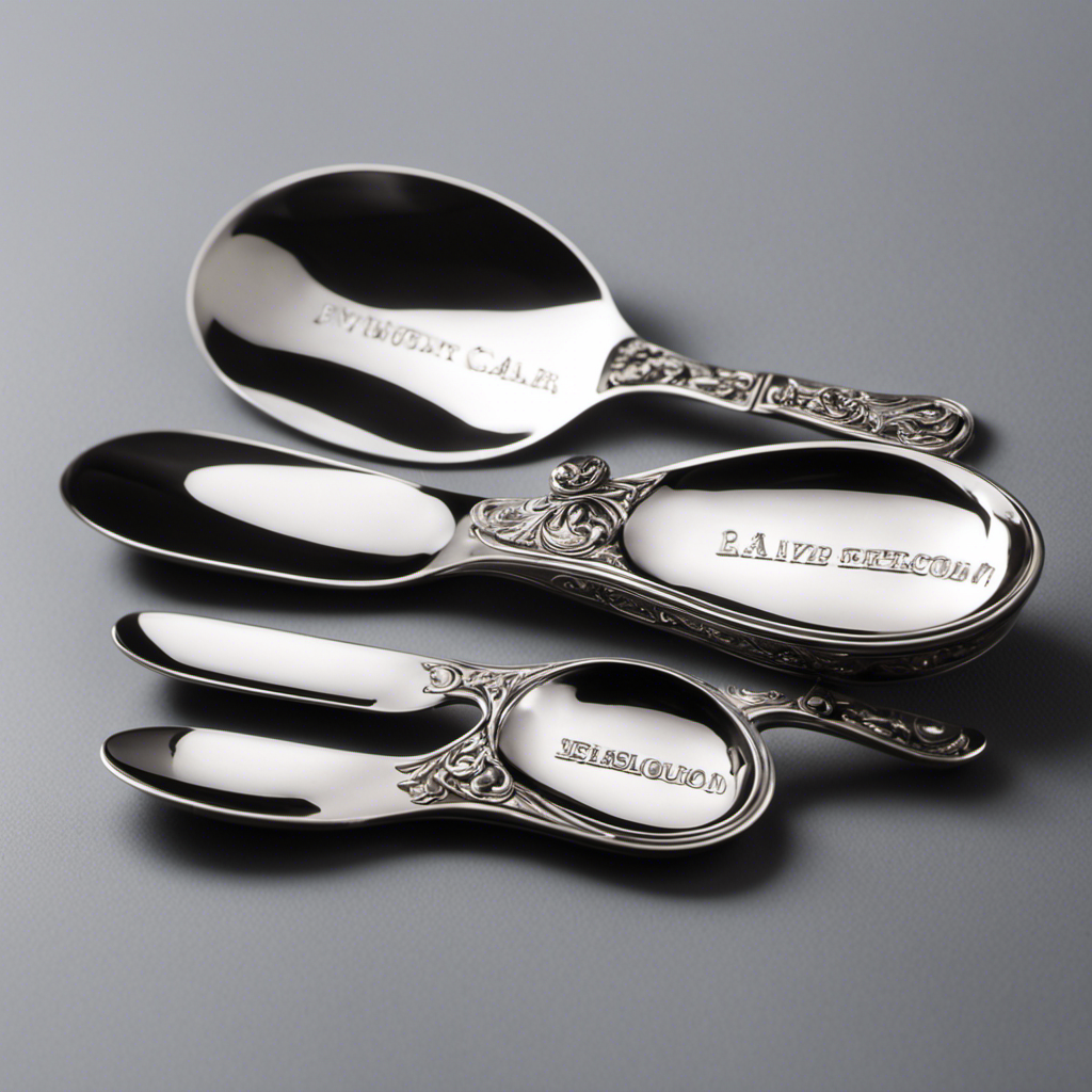 An image depicting two identical measuring spoons side by side – one filled with 1 teaspoon and the other filled with 3/4 teaspoon